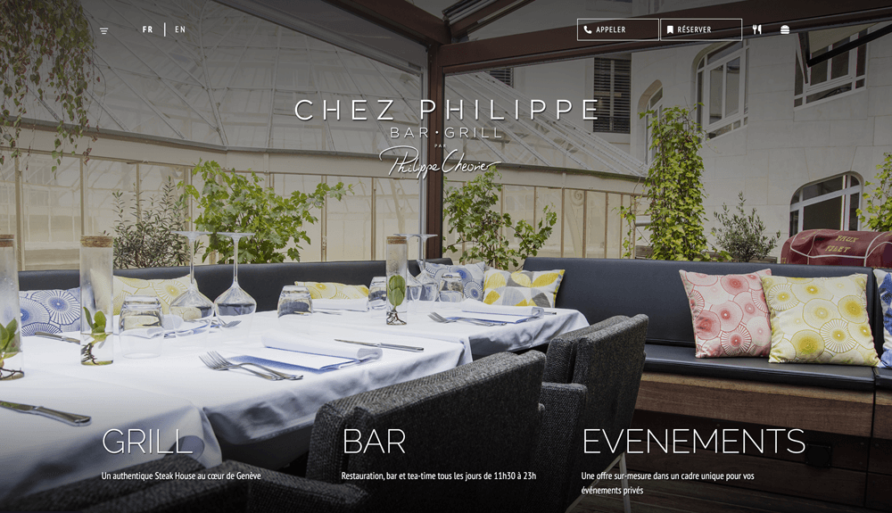 Chez Philippe project screenshot